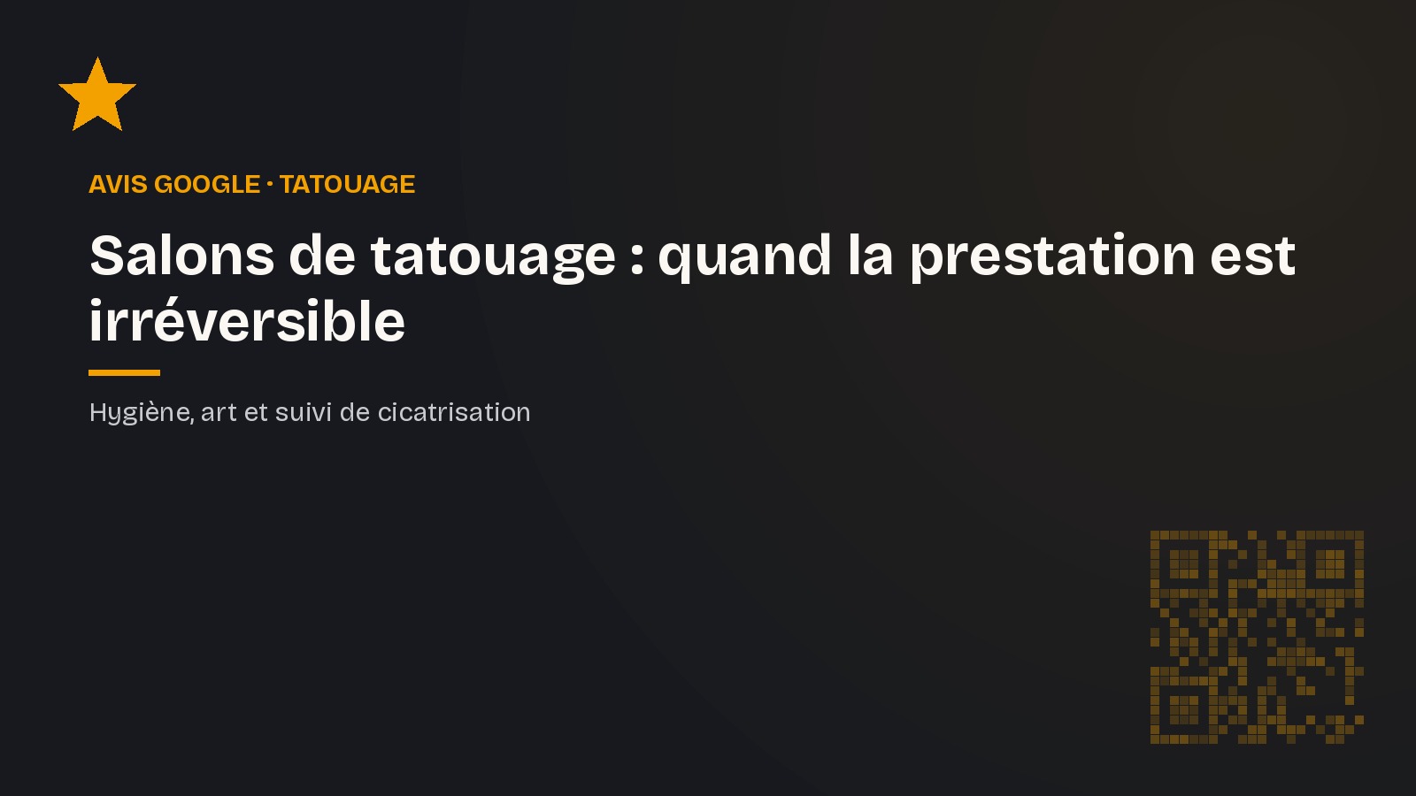 Avis Google pour salons de tatouage : quand la prestation est irréversible