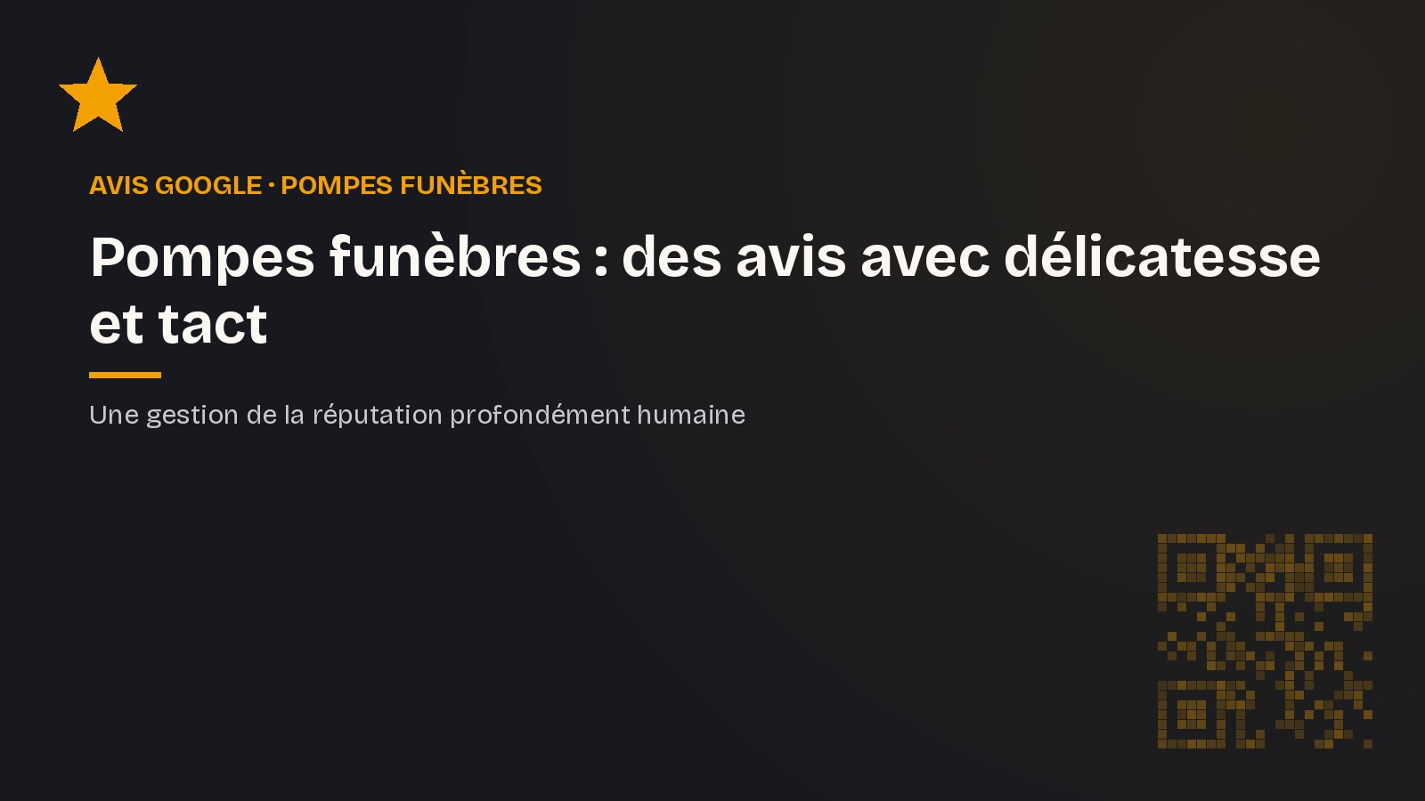 Avis Google pour les pompes funèbres : une gestion de la réputation à part